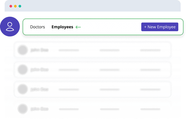 Add a new employee to a Free Clinic Management system