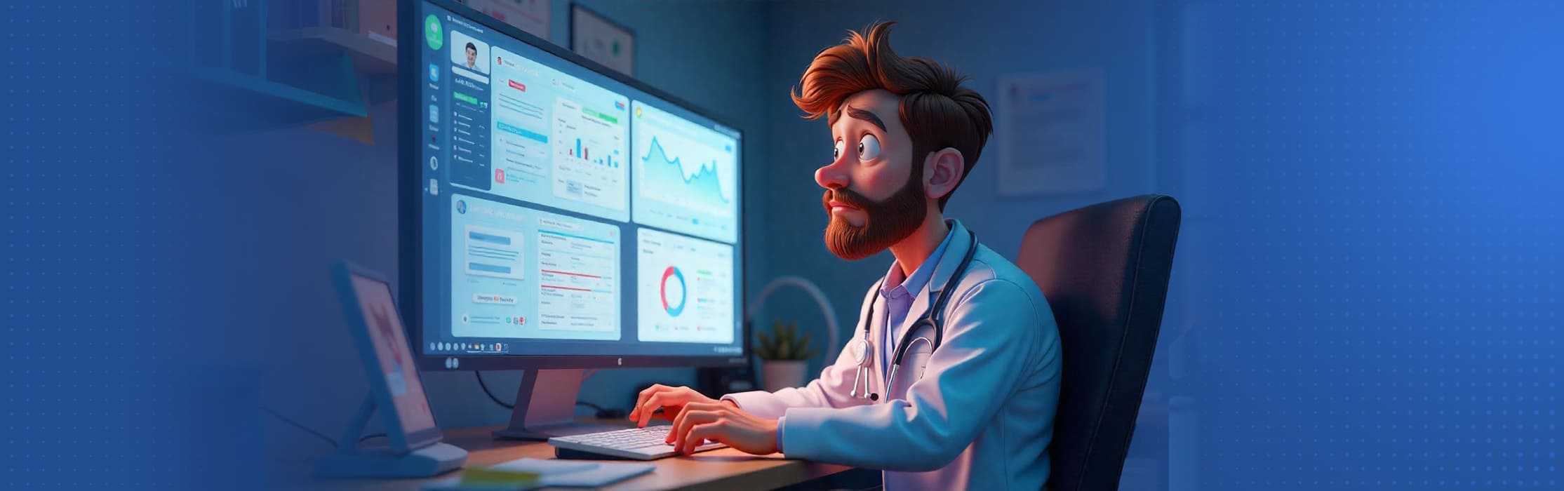 Doctor overwhelmed with too many clinic software options